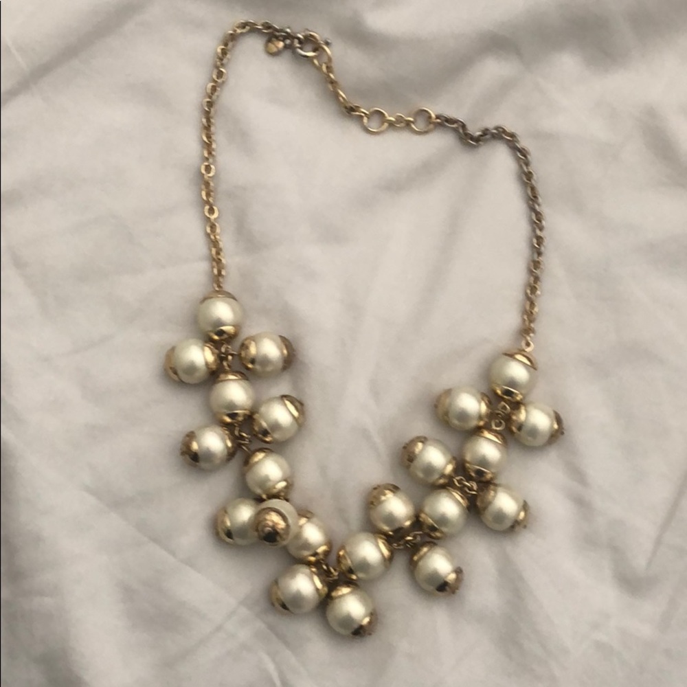 Jcrew chunky pearl necklace
